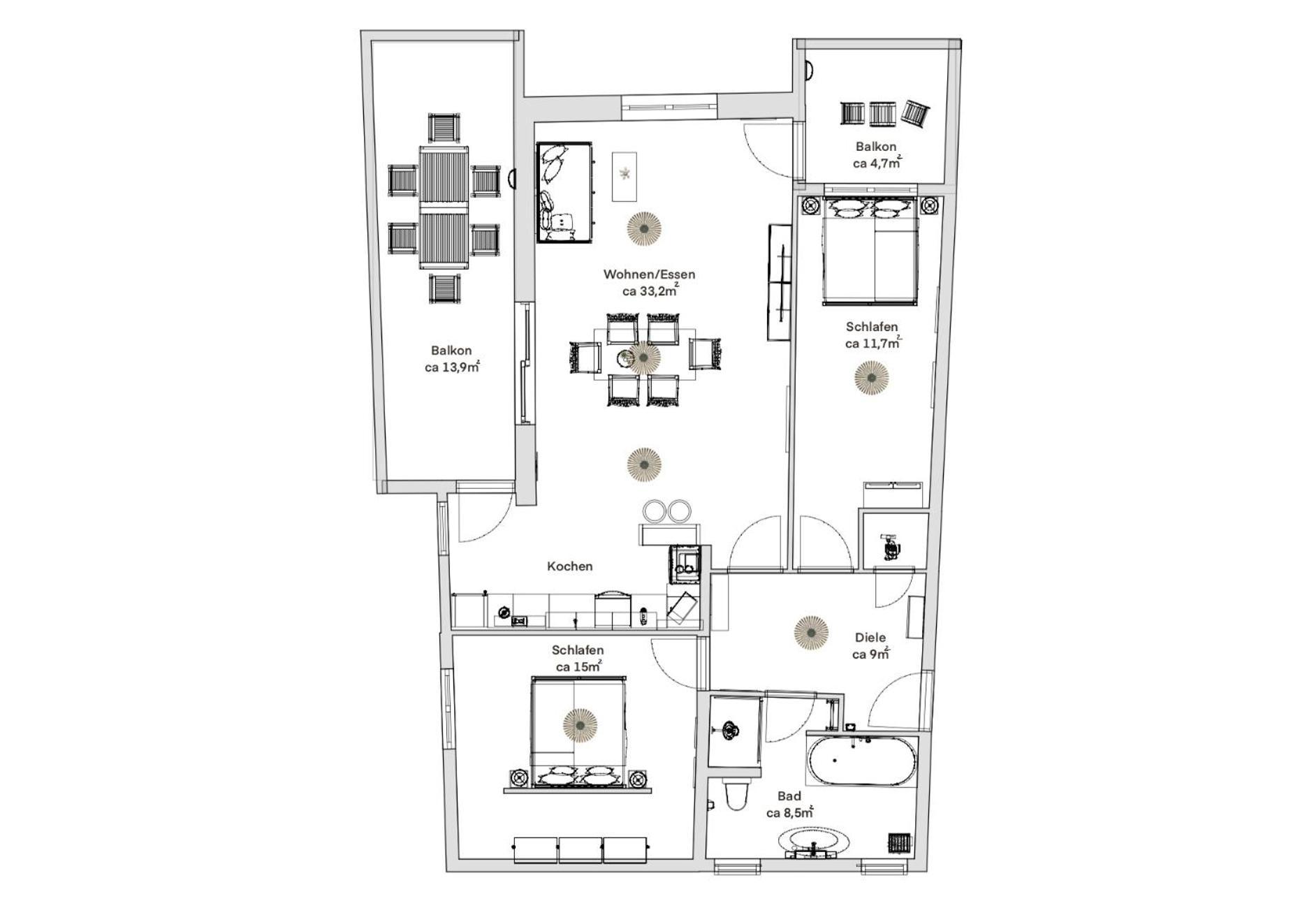 Pineapple Apartments Dresden Zwinger III - 86 Qm - 1X Free Parking Exterior foto